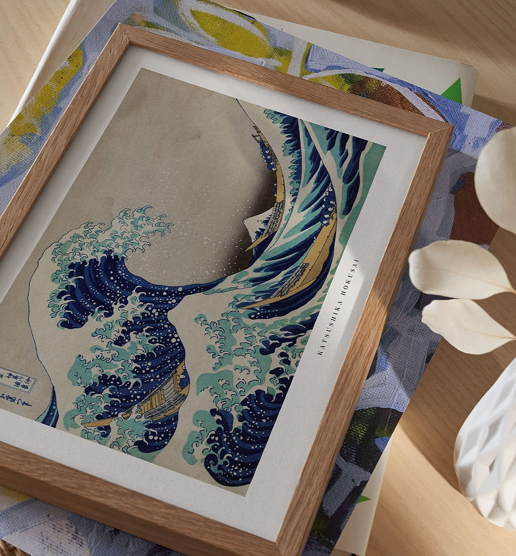 Vintage poster – Iris Kaempferi by Ogawa Kazumasa