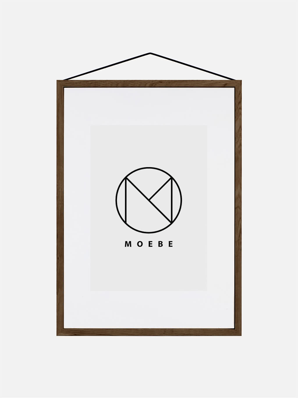 Oak frame – Moebe Frame Smoked Oak | Postery