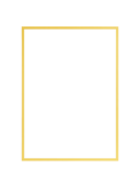 Rechteckiger Wandspiegel mit goldfarbenem Rahmen