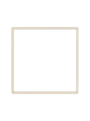 Cornice quadrata in grigio cashmere vista frontalmente, con un passepartout bianco che incornicia l’apertura