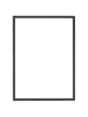 Black Versailles picture frame with ornate decorative border and wide beveled mirror glass