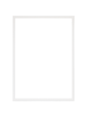 White rectangular wall mirror with decorative frame