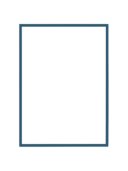 Rectangular wall mirror with dark blue-gray frame