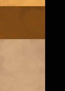 Motivo astratto con ampie fasce orizzontali ocra, marrone e beige dalla texture leggera