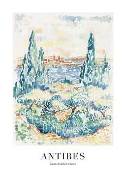 Kunstplakat – Antibes by Henri-Edmond Cross | Postery