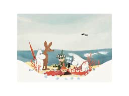 Kids poster – Moomin Picnic by the Sea | Postery