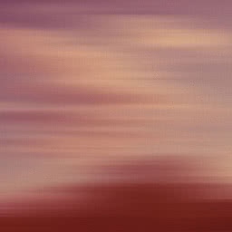 Un cielo scomposto in striature malva e rosa polveroso sopra una massa compatta di rosso vino, senza alcun orizzonte