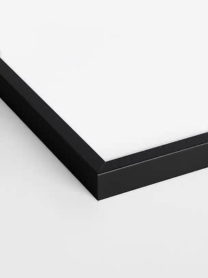 Primo piano di plafoniera LED quadrata con diffusore bianco e cornice nera