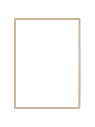 Rectangular mirror with light wood frame in patchwork design