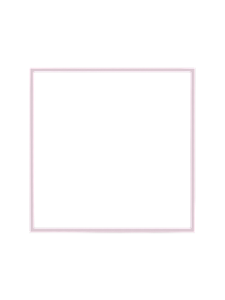 Cornice quadrata in viola pastello vista frontalmente, con un passepartout bianco che incornicia l’apertura