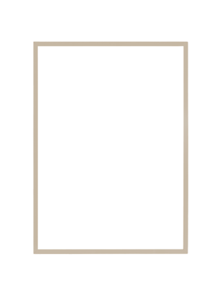 Rectangular mirror with light wood frame in patchwork design