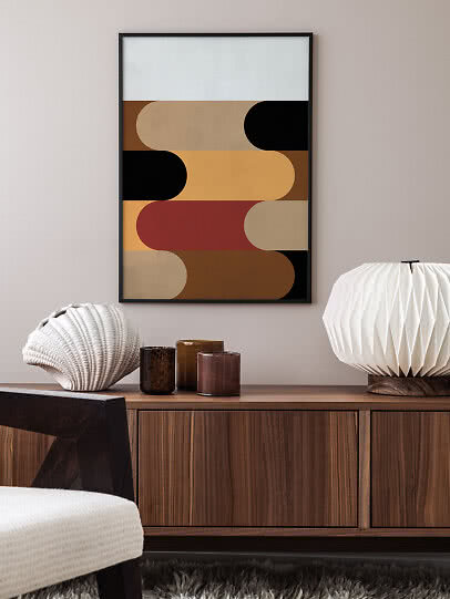 Minimalismo sovradimensionato Arte astratta su tela sul soggiorno Decor