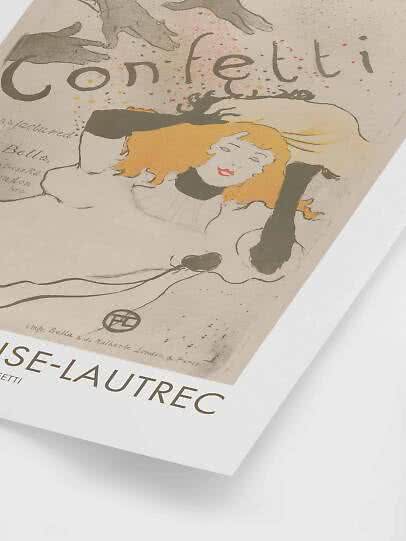 Vintage art poster – Confetti | Postery