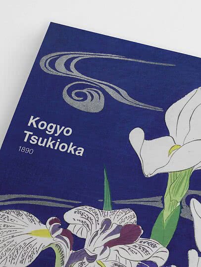 Vintage flower poster – Irises by Kogyo Tsukioka | Postery