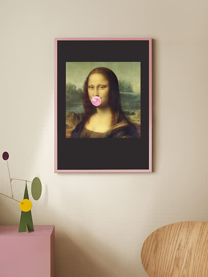 Art print – Bubblegum Smiley™ | Postery