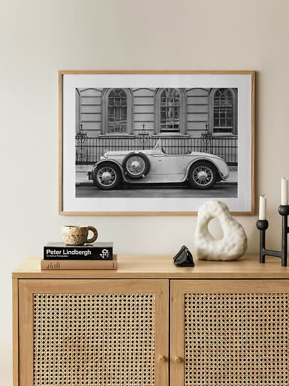 Vintage car poster – Wolseley Hornet | Postery