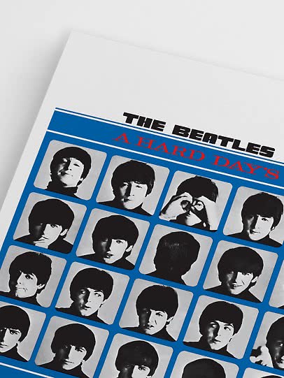 Póster musical vintage – A Hard Day's Night | Postery