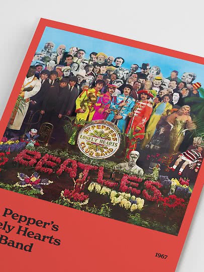 Music poster – Sgt. Pepper's Lonely Hearts Club Band
