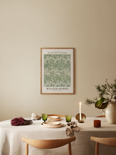 Vintage poster – Green Marigold by William Morris | Postery