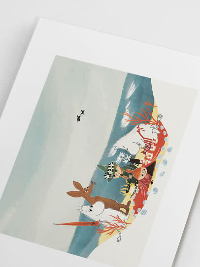 Kids poster – Moomin Picnic by the Sea | Postery