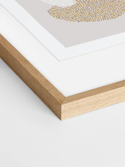 Bildershop-24 Cornice portafoto, MDF, legno di rovere chiaro
