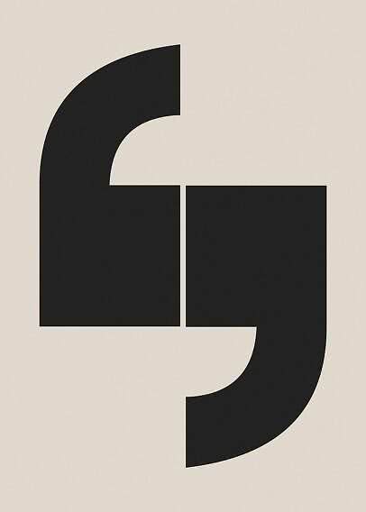 Abstrakt sort geometrisk motiv på beige baggrund