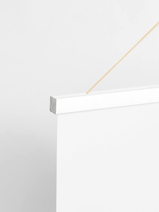 Poster hangers in wood for a simple, stylish look
