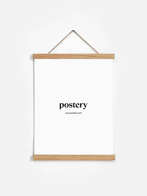 Oak frame – Moebe Pinch Oak | Postery