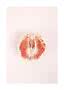 Halbe rosa Grapefruit auf hellrosa Hintergrund