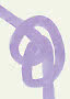 Abstract purple brushstroke in a spiral shape on a light background