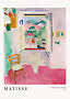 Póster de Matisse con ventana abierta, silla, maceta y paisaje colorido