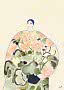 Illustration de mode d’une femme en robe volumineuse à fleurs et feuilles vertes sur fond clair