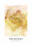 Poster med abstrakt akvarell i gula och bruna toner, med texten ”THE ABSTRACT” längst ned