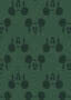 Groen patroon met Mickey Mouse-gezichten in donkere silhouetten