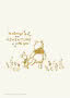 Illustration von Winnie Puuh und Ferkel Hand in Hand mit dem Text "It's always an adventure with you"