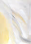 Abstract pattern in white, gray and soft yellow with flowing, marble-like streaks
