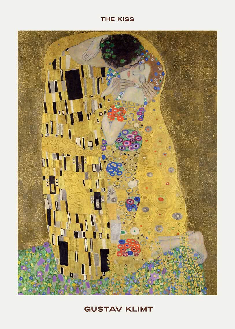 Poster de arte – The Kiss by Gustav Klimt | Postery