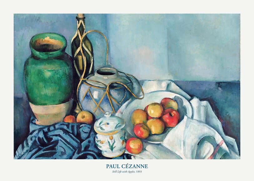 Art print – Still Life With Apples By Paul Cezanne | Postery