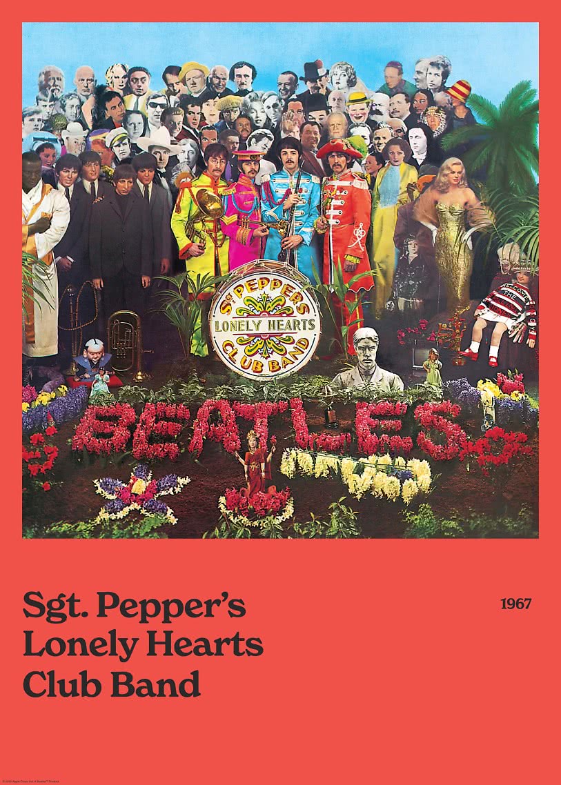 ビートルズサージェントペパーノーカットポスター Music poster – Sgt. Pepper's Lonely Hearts Club Band