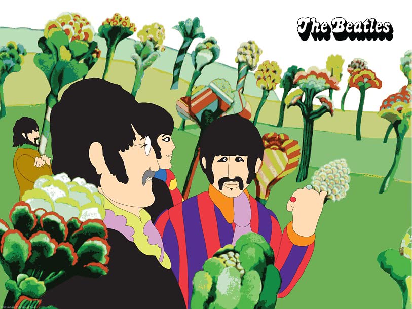 アート・デザイン・音楽 The Art Of The Yellow Submarine Music poster – Yellow Submarine Magic | Postery