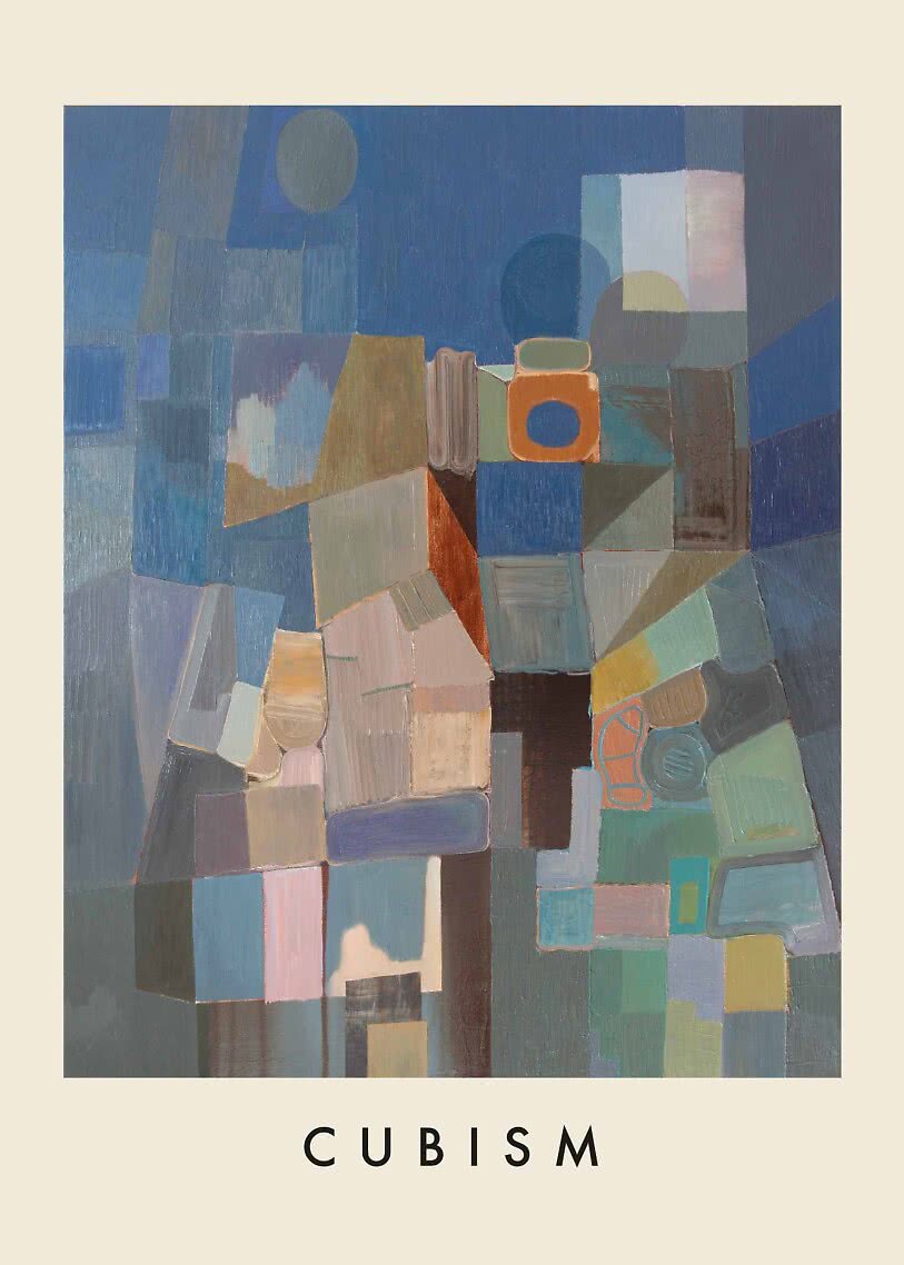 Abstract poster – Cubism | Postery