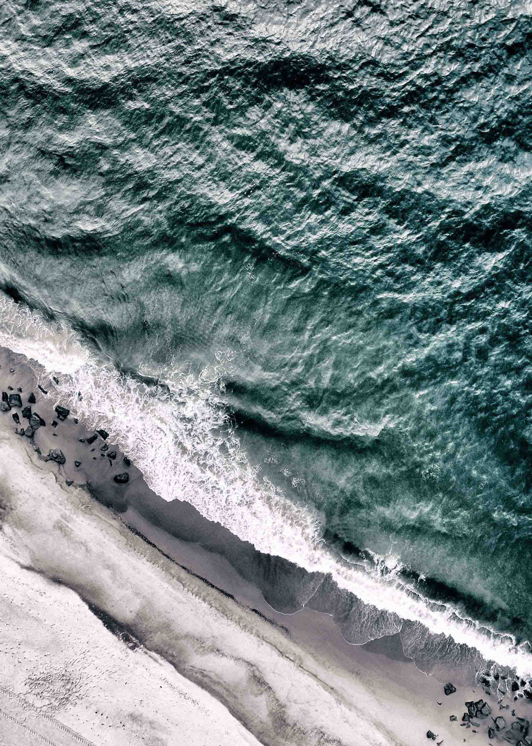 Shore poster - Beach photography (70x100 cm)