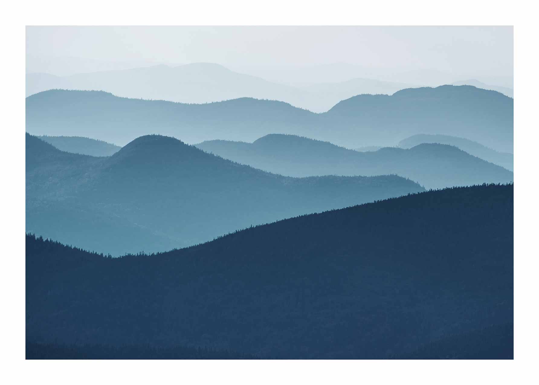 Blue Mountains Poster - Landscape photography (50x70 cm)