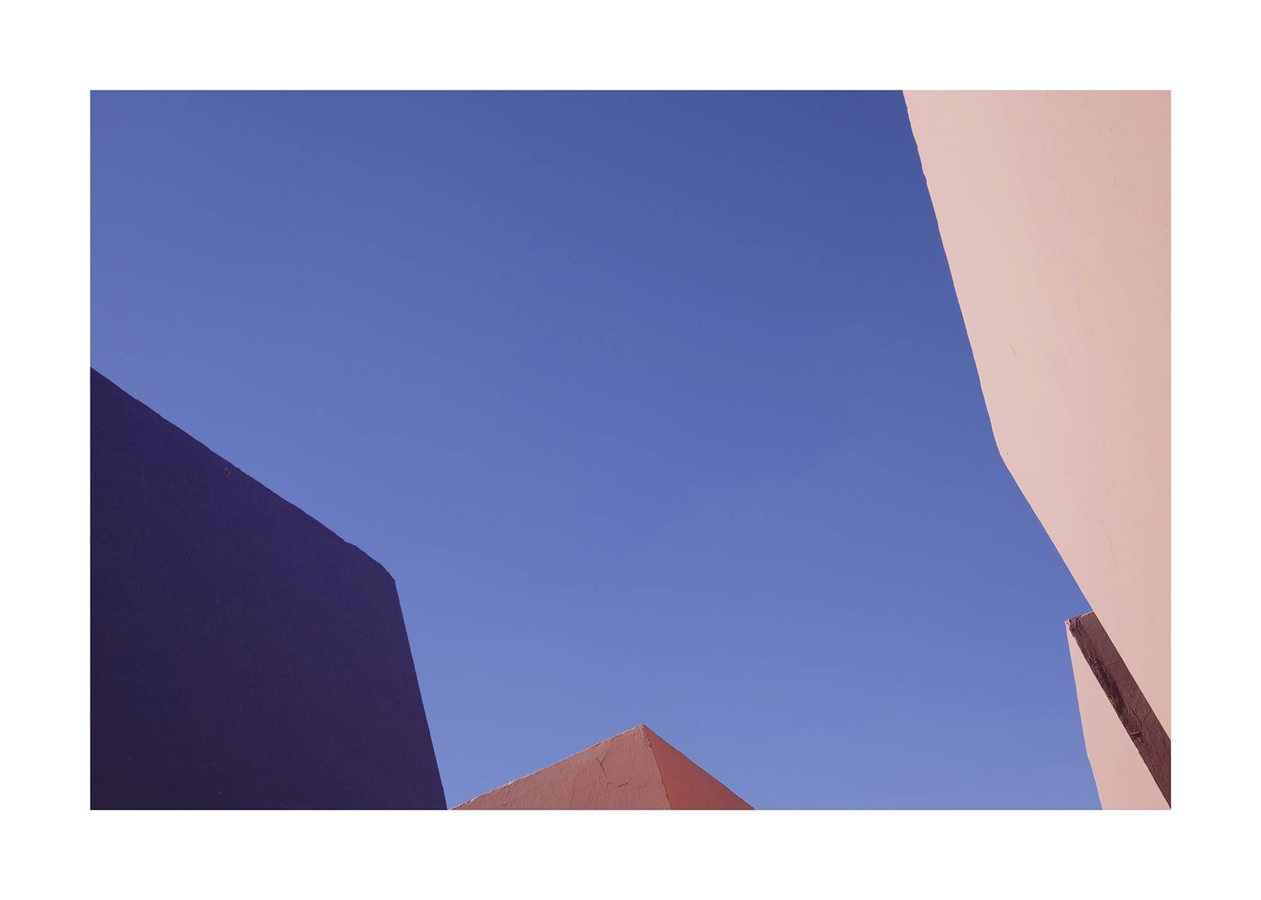 Blue Sky Poster - Architekturfotografie (50x70 cm)