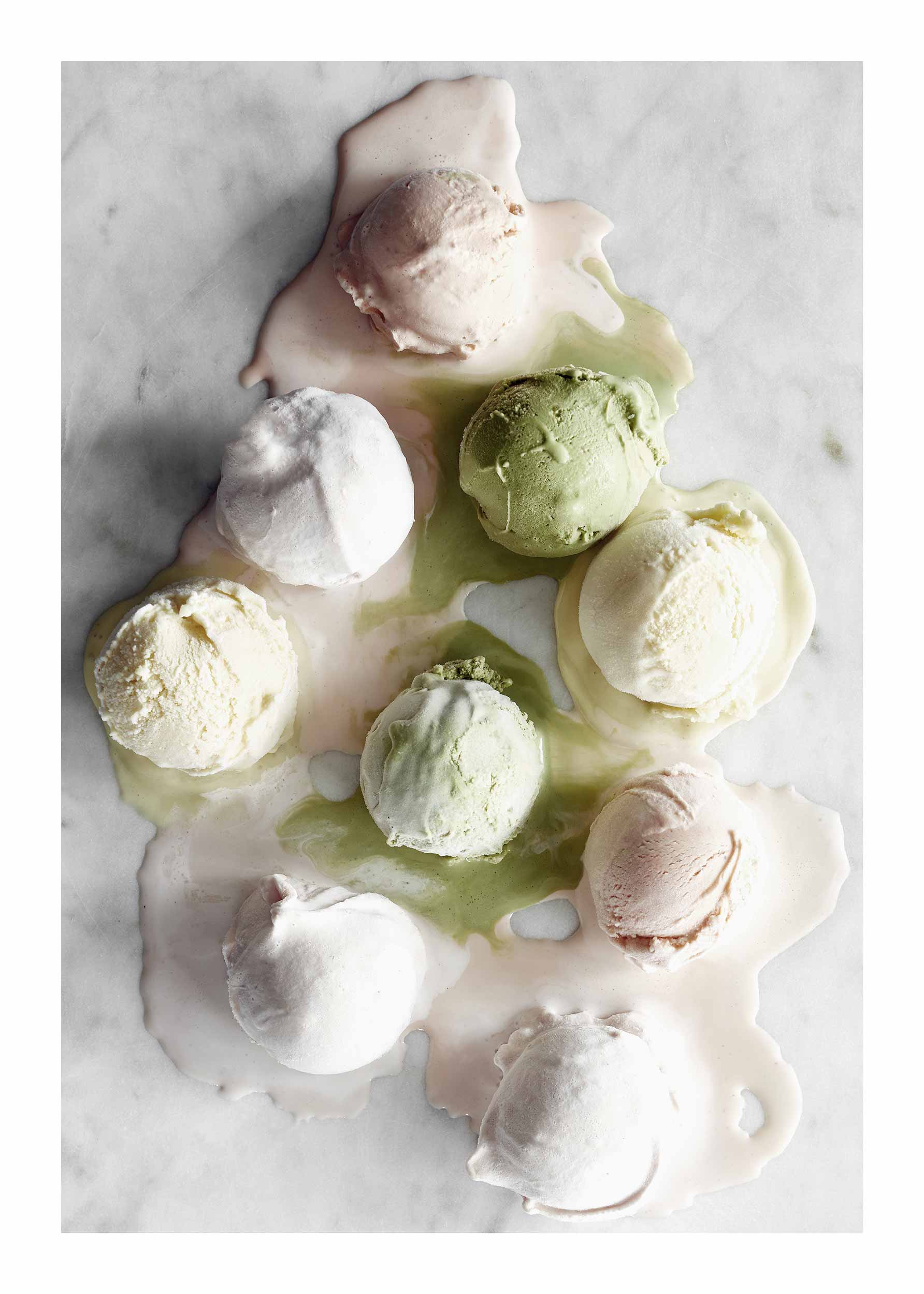 Ice Cream Melting Poster - Food-Fotografie (21x30 cm)