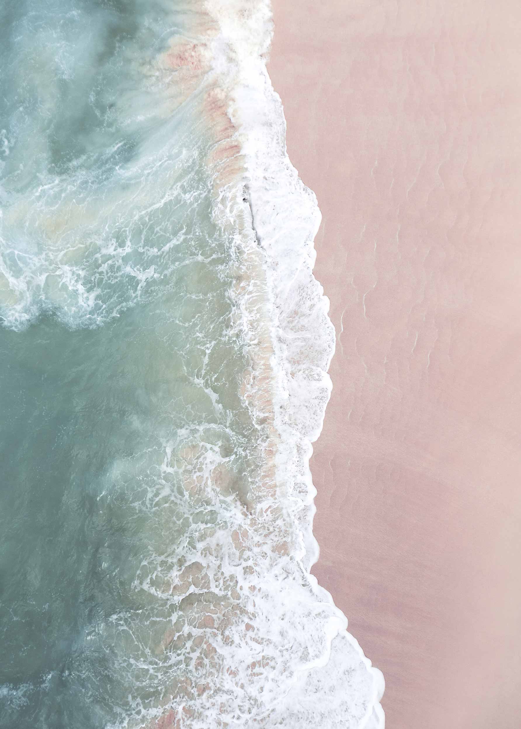 Shoreline No.1 Poster - Beach photography (30x40 cm)