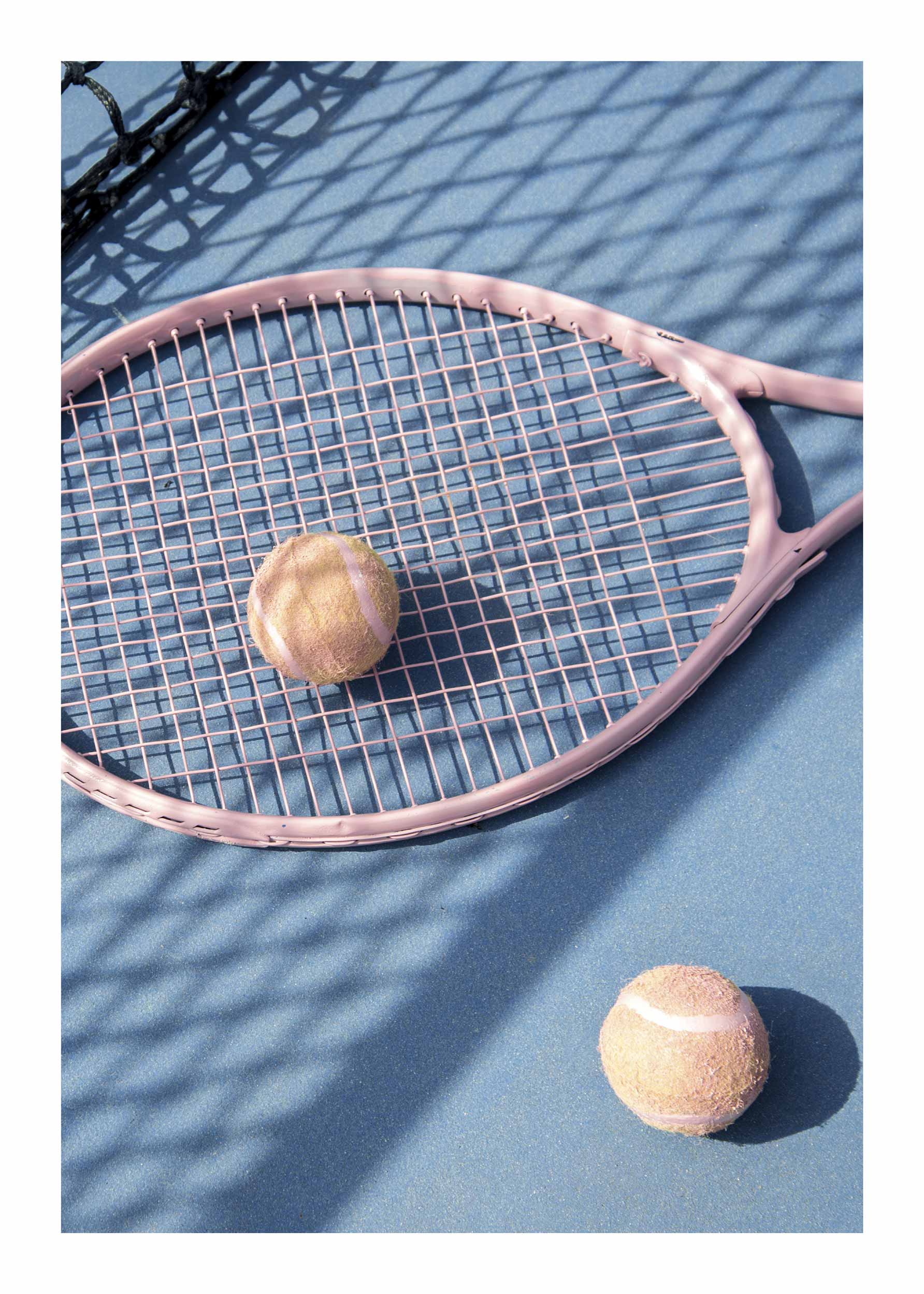 Pink Tennis Poster - Tennis photography (30x40 cm)