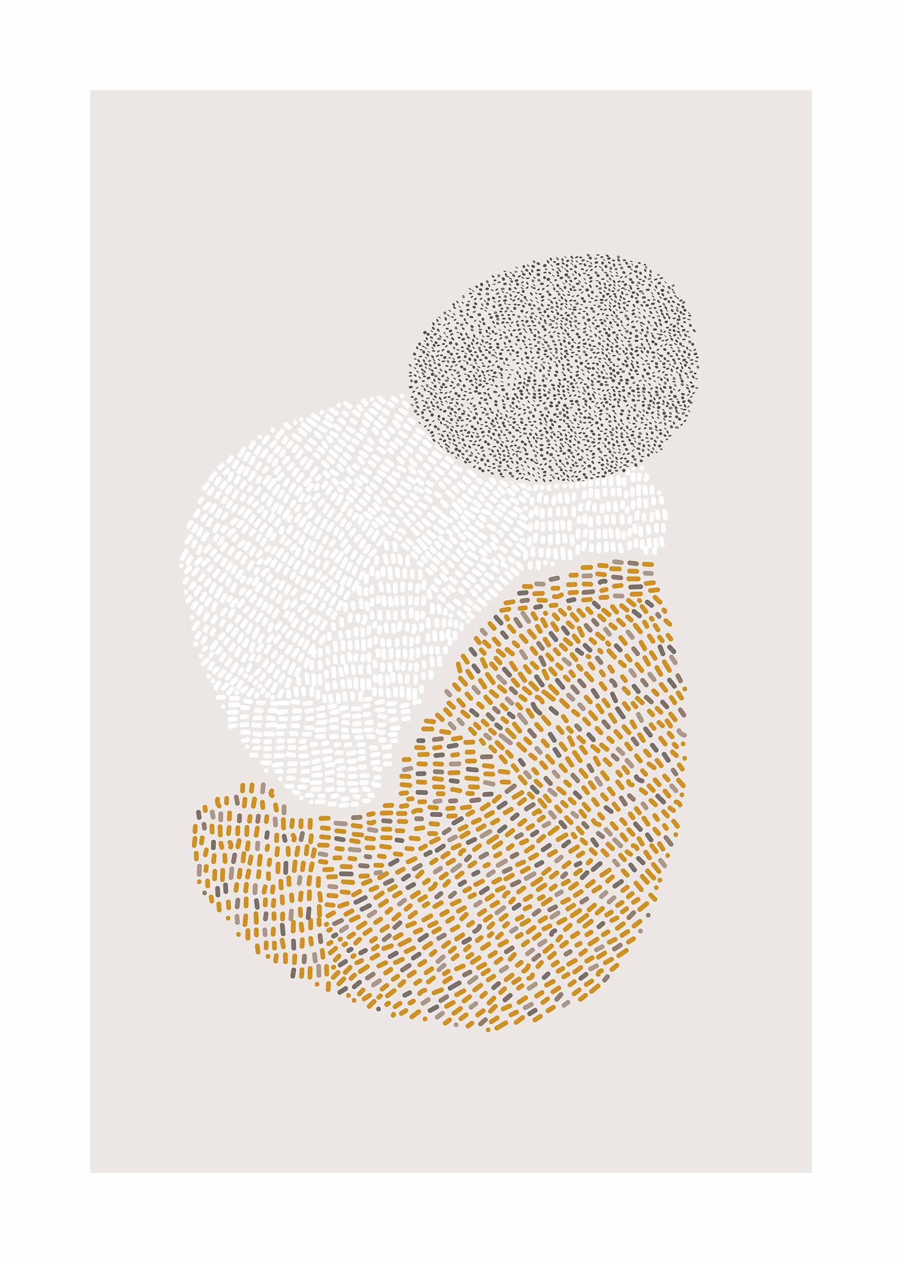 Abstract Balance Poster - Abstract illustration (21x30 cm)