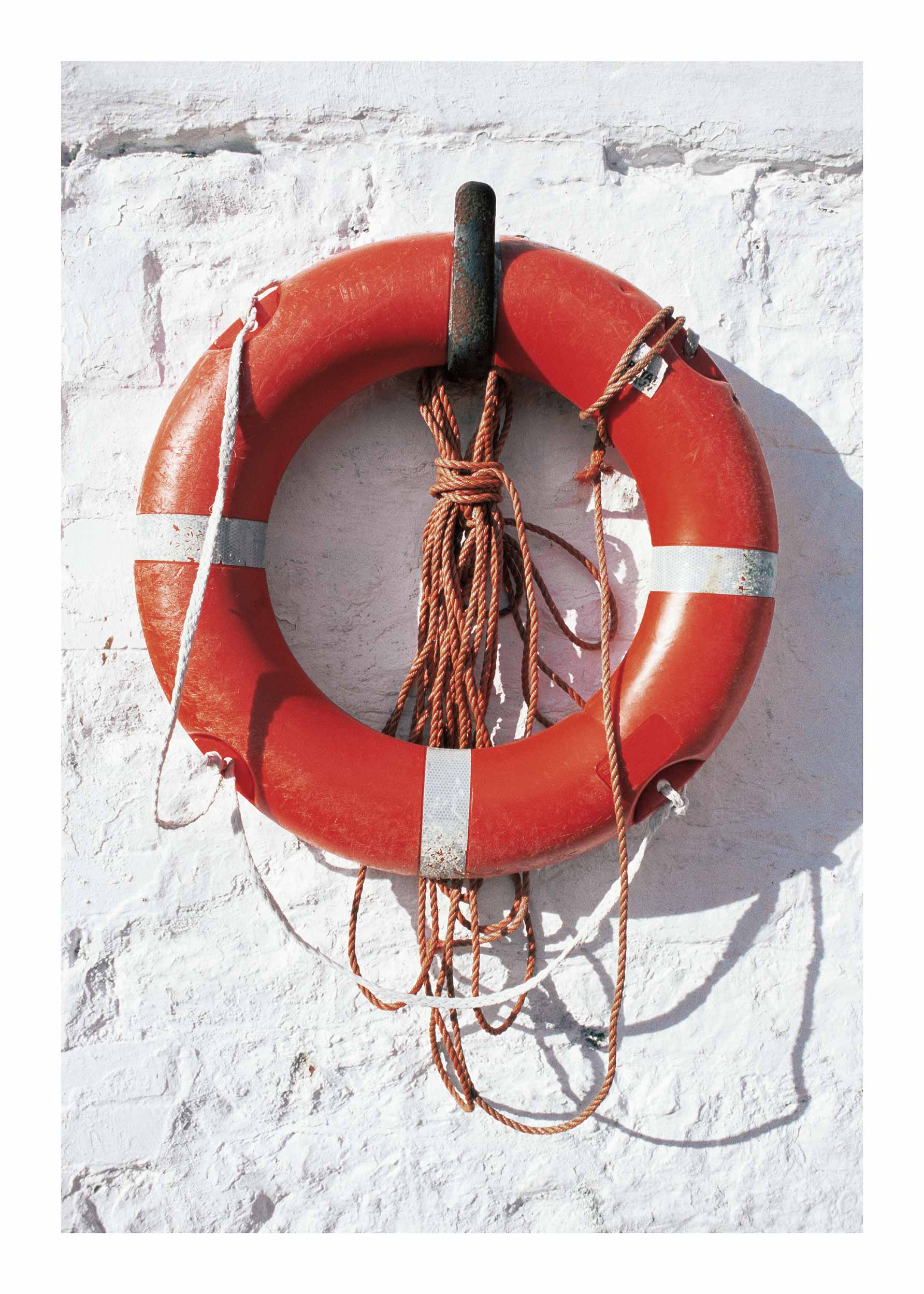 Lifesaver Poster - Coastal photography (30x40 cm)