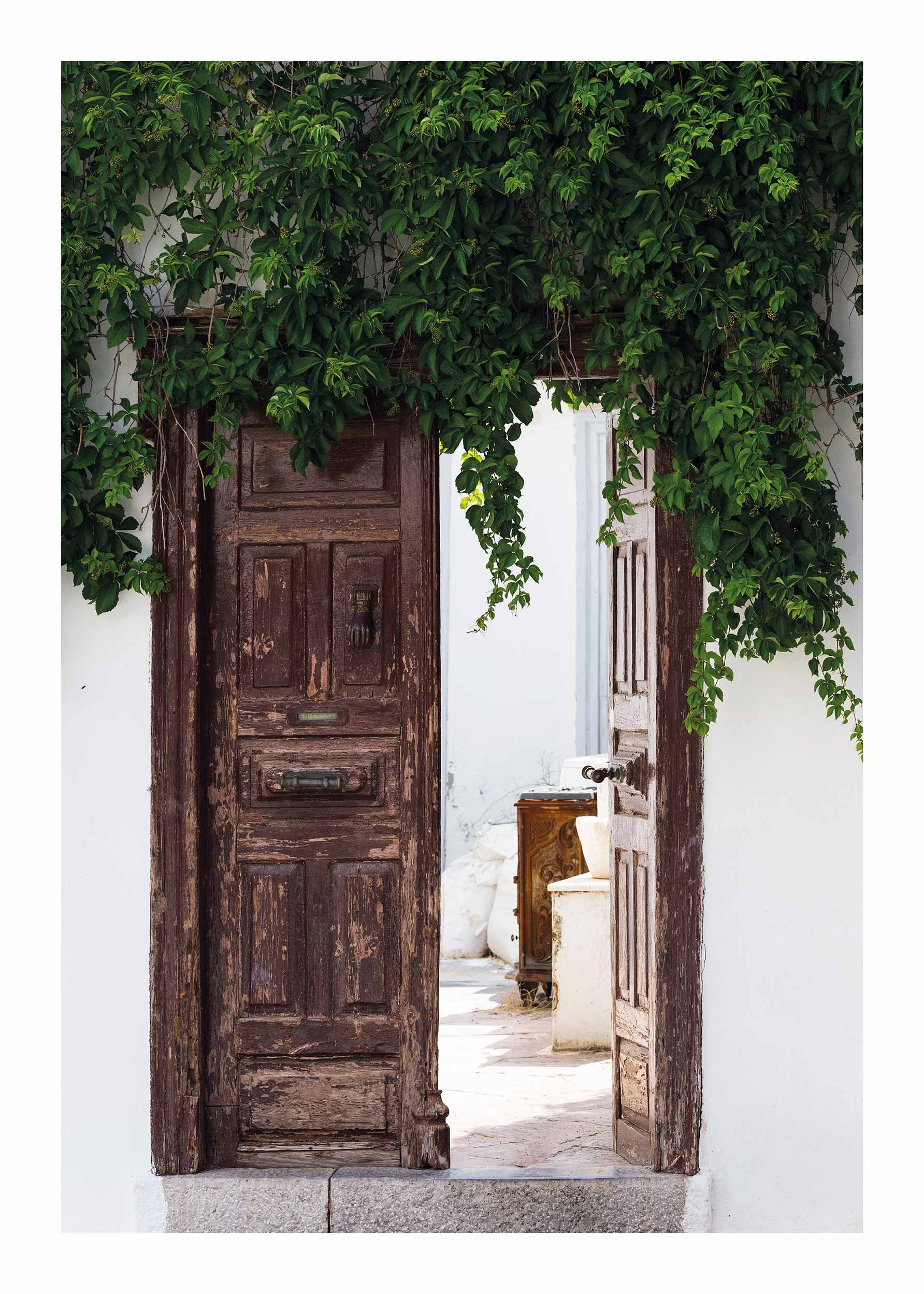 Old Door Poster - Architekturfotografie (30x40 cm)